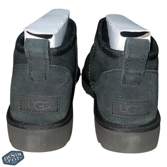 UGG® Womems Black Classic Ultra Mini Snow/Winter Boots | NEW/ NIB!! - Picture 12 of 16
